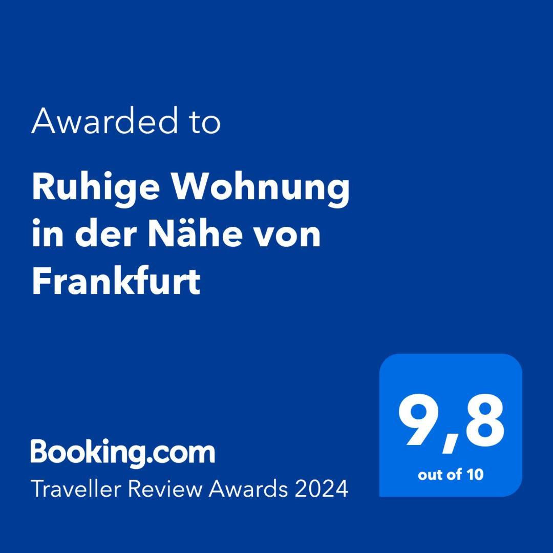 Ruhige Wohnung In Der Naehe Von Frankfurt Kelkheim Exteriér fotografie